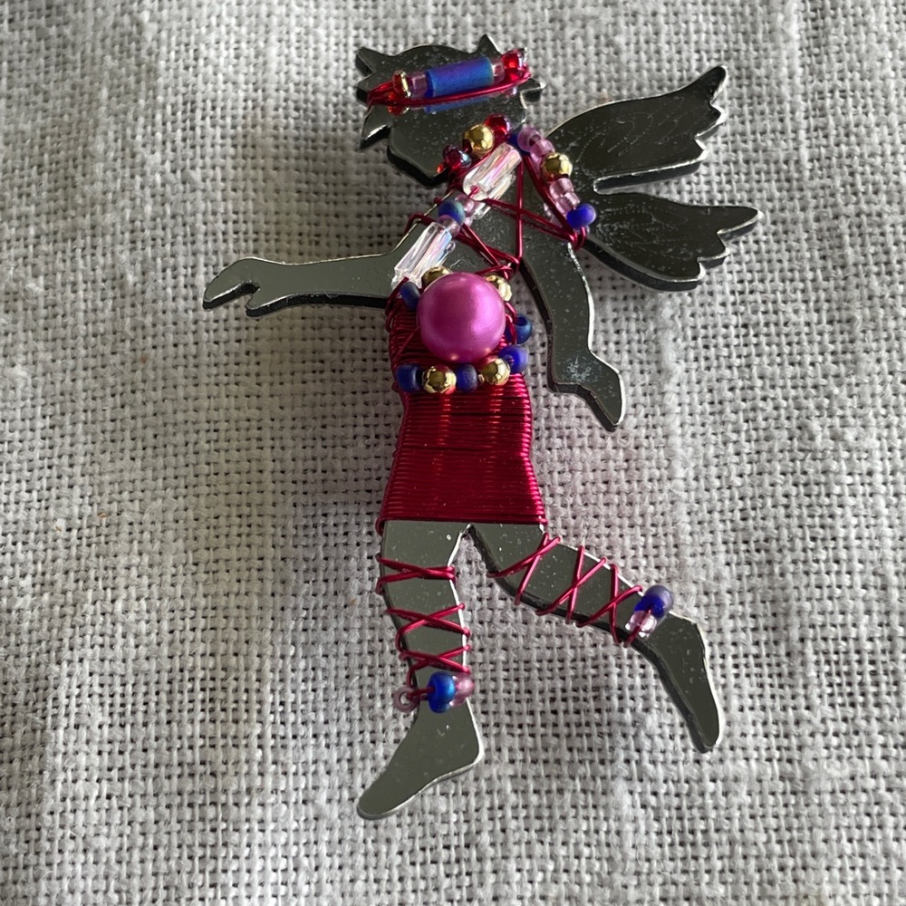 Vintage Liztech Angel Brooch